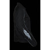 Black women's textile jacket by Dynamicleather featuring stud and wings detailing, stylish and trendy outerwear for women.