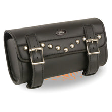 Large Two Buckle Studded PVC Tool Bag w/ Quick Release(10X4.5X3.25) - HighwayLeather