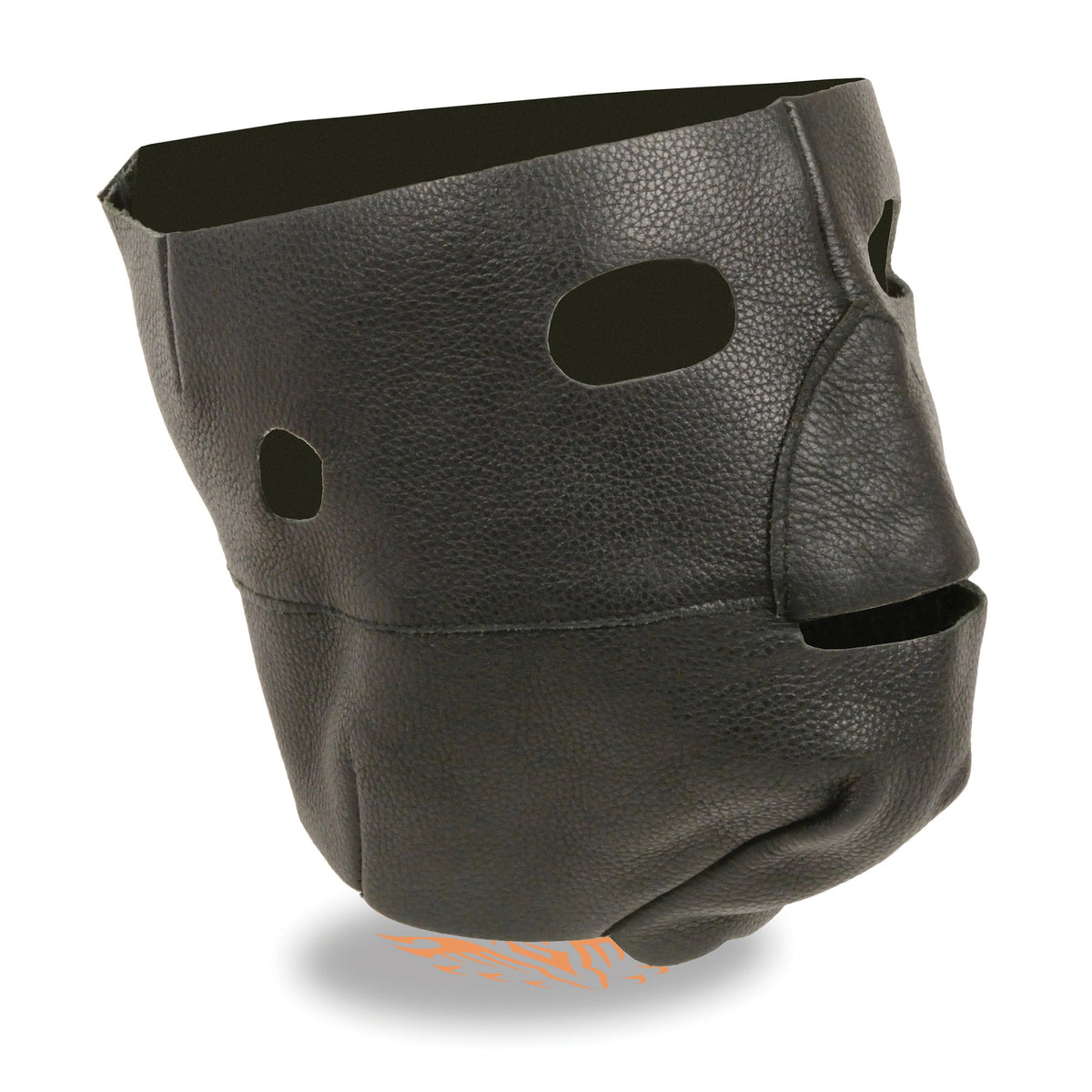 Dynamicleather unisex full coverage face mask with Velcro strap, designed for face, neck, and safety protection.