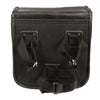 Small PVC braided sissy bar bag from Milwaukee Leather, 9x9x4.5 inches, designed for motorcycle luggage and storage.