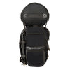 Medium Textile Two Piece Studded Touring Sissy Bar Bag (14X15X7) - HighwayLeather