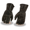 Men's Thermal Lined Padded Back Racing Glove w/Reflective Piping - HighwayLeather