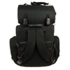Large nylon two-piece biker sissy bar bag with map pocket from HighwayLeather, measuring 14.5x16x7 inches.