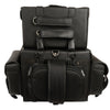 Large Four Piece PVC Touring Pack w/ Barrel Bag (15.5X13X10) - HighwayLeather
