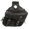 Large Braided Zip-Off PVC Throw Over Saddle Bag (16X10X6X22) - HighwayLeather