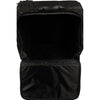 Large HighwayLeather two-piece nylon sissy bar bag with reflective piping, measuring 14.5x18x10 inches, for motorcycle storage.