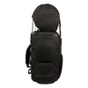 Large two-piece nylon sissy bar bag with reflective piping for motorcycles, HighwayLeather BIKER BAGS, 14.5x18x10 inches.