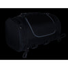 Large nylon duffle-style biker bag with carry strap by HighwayLeather, featuring sturdy construction and spacious design for motorcycle storage.