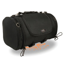 Large Nylon Duffle Style Sissy Bar Bag w/ Carry Strap (22X11.5X11.5) - HighwayLeather