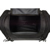 Medium nylon sissy bar carry bag with reflective piping, designed for biker bags by HighwayLeather, measuring 16x11.5x10 inches.