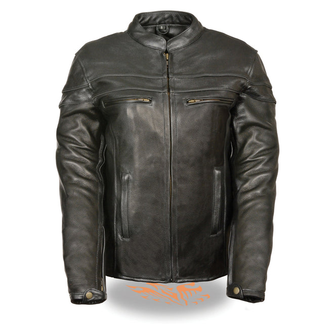Women’s sporty crossover leather jacket by HighwayLeather, featuring a stylish design and comfortable fit for active wear.