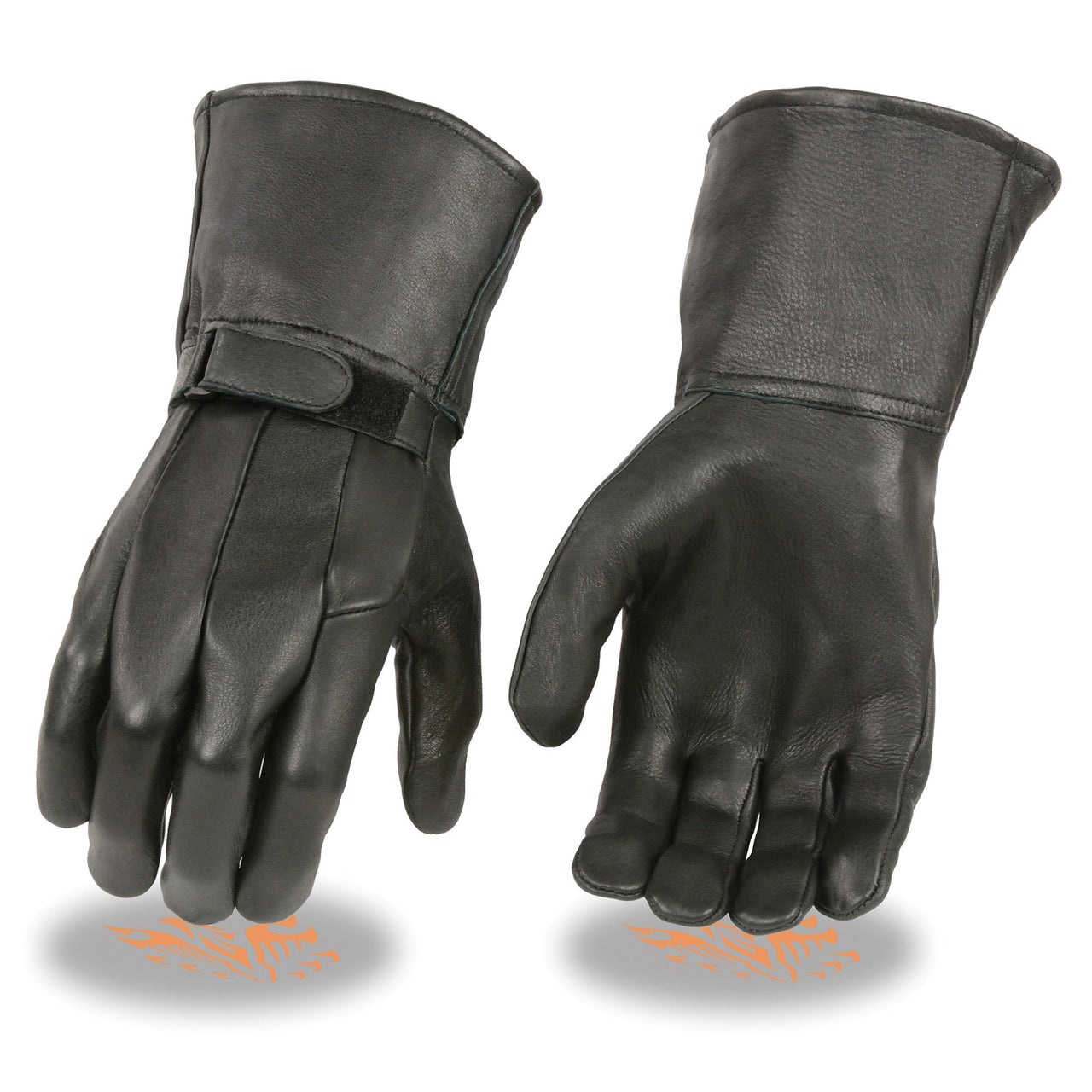 Men's Deerskin Unlined Gauntlet Gloves - HighwayLeather