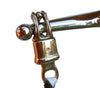 Buffalo Leather Gear old-school "Getback" biker whip with metal buckle, featuring durable leather and classic design.