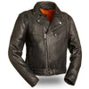 Men's 60's New Yorker jacket by Dynamicleather featuring vintage-inspired design and classic leather detailing.