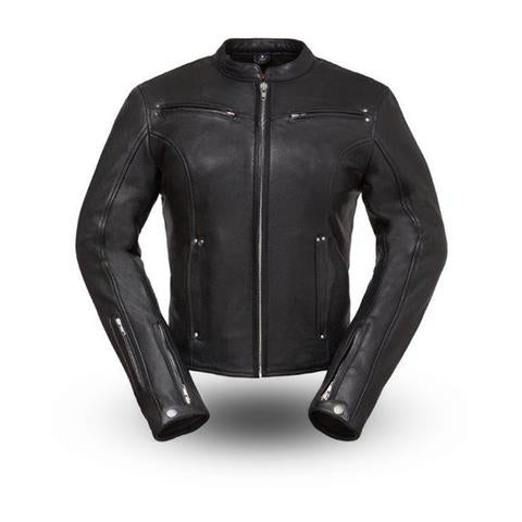 Dynamicleather Speed Queen women's jacket featuring a stylish design with a fitted silhouette and detailed stitching.