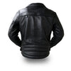 Black Major Ego men's jacket by Dynamicleather, featuring sleek design and high-quality leather craftsmanship.