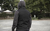 Men's black leather Rook jacket by Dynamicleather with front zip closure and stylish design.