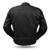 Women’s Textile Top Performer jacket by Dynamicleather featuring a stylish, comfortable design with a sleek fit.