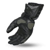Dynamicleather Hellbender gloves with reinforced leather palms and finger protection, designed for durable hand safety.