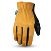 Dynamicleather Born Free Roper gloves with leather construction and stitching details, designed for riding and outdoor activities.