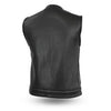 Men's highside vest by Dynamicleather featuring a sleek design and sturdy construction, displayed on a mannequin.