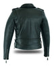 Women's Full Length Motorcycle Jacket with Side Lace - HighwayLeather