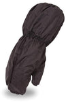 Dynamicleather FI120GL gloves in black leather with reinforced stitching and adjustable wrist strap, designed for durability and style.