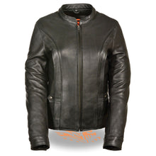 Women's Vented Jacket w/ Back Stretch - HighwayLeather