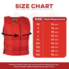 Ladies’ Red Tactical Style Leather Vest – Police Vest Style, Shade #22 | HL14945RED
