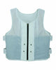 White Leather - Women Bulletproof Style Motorcycle Vest - HighwayLeather