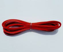 Highway Leather LACE Genuine Leather Strip Cord Braiding String Lacing 64" RED - HighwayLeather