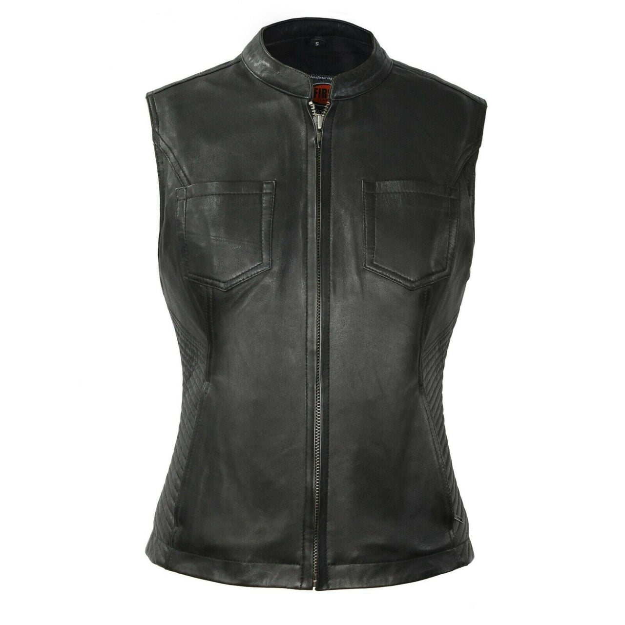 Envy - Women's Motorcycle Leather Vest - HighwayLeather