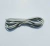 Highway Leather LACE Genuine Leather Strip Cord Braiding String Lacing 64" WHITE - HighwayLeather