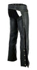 Hip Hugger Leather Chaps Studded Detailing Women Style - HighwayLeather