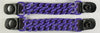 Purple Buffalo Leather Gear motorcycle vest extender with snap-on chain for bikers, extends vest length comfortably.