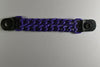 Purple motorcycle leather chain vest extender from Buffalo Leather Gear, snap-on biker vest extension for added length.