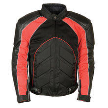 Men's Combo Leather/Textile/Mesh Racer Jacket - HighwayLeather