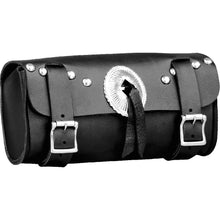 Double Buckle PVC Tool Bag w/ Concho & Quick Release(10X4.5X3.25) - HighwayLeather