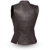 The Fairmont Ladies Five Zippered Pockets Vest - HighwayLeather