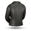 The Monte Carlo Ladies Leather Motorcycle Jacket Black - HighwayLeather