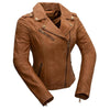 HighwayLeather Women's Harper leather jacket, stylish women’s outerwear with a fitted design and classic leather finish.