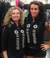 Black Western Indian Eagle women’s vest by Buffalo Leather Gear, featuring intricate eagle design and leather details.