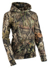 Women’s Mossy Oak camouflage hoodie, HighwayLeather women’s jacket, soft pullover with camouflage pattern, casual outdoor style.